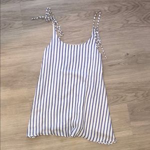 12th Tribe Blue and White mini dress